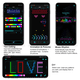 thumbnail image 1 of Gafas Led Con Bluetooth Que Cambian De Color, Gafas Led Con Control Por Aplicación Bluetooth Para Fiestas, Gafas De Sol Con Emociones Intermitentes Diy Para Hombres Y Mujeres Yuarrent HA036669-00, 1 of 6