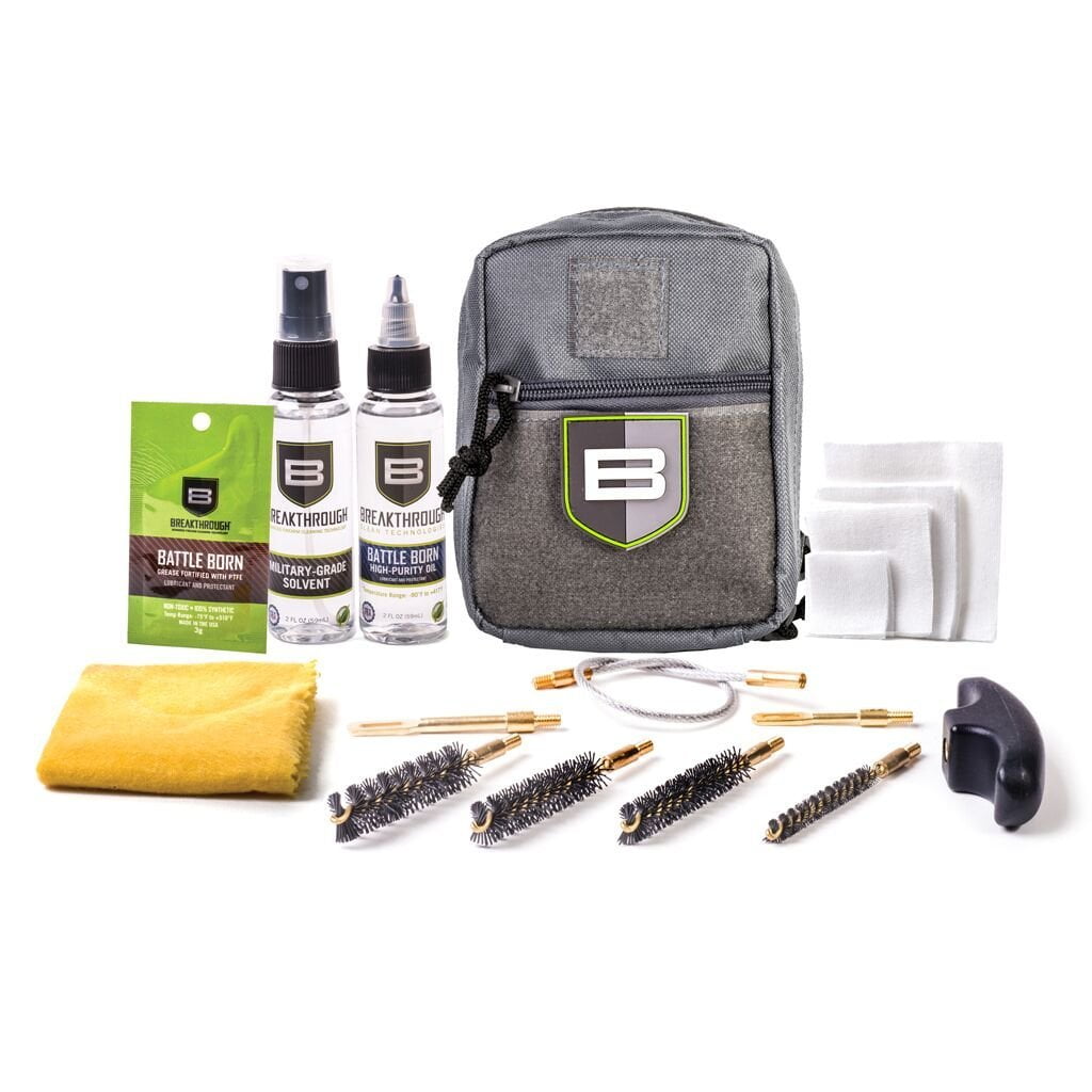 Breakthough Clean Technologies QWICP Pistol Pull Through Cleaning Kit (22cal 45cal) Gray Breakthough Clean Technologies QWICP Pistol Pull Through Cleaning Kit (22cal 45cal) Gray