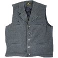 thumbnail image 1 of Wyoming Traders Men's Buckaroo Wool Vest, Charcoal, Medium, 1 of 4