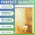 thumbnail image 3 of Gold Metallic Bubble Mailers, Opaque Padded Self-Seal, 25 Count, 4 x 8 in, 3 of 8