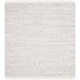thumbnail image 2 of Safavieh Rag Rug Collection RAR121G Handmade Boho Stripe Cotton Area Rug, 6' x 6' Square, Ivory / Multi, 2 of 2