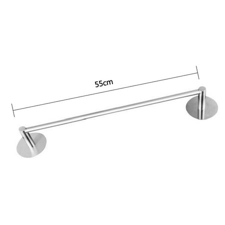 Stainless Steel Round Base Single Towel Holder 3m Self Adhesive Wall Stainless Steel Round Base Single Towel Holder 3m Self Adhesive Wall Mounted Bath Bar