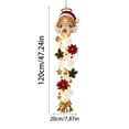 thumbnail image 4 of Christmas Decoration Indoor Outdoor,Angel Glowing Christmas Door Hanger, Warm Lighted Vertical Holiday Hanging Decor with Festive Accents for Front Door Side, Entryway and Wall,A, 4 of 6
