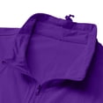 thumbnail image 6 of Men's Solid Color Sleeveless Vest Jacket Nylon Spandex Stand Up Collar Full Zip Cardigan With Multiple Pockets Lightweight Outerwear Casual Daily Travel | Zenithor,Purple XL, 6 of 9