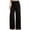 Black, variant on Inleife Womens Pants Fashion Women Comfortable Casual Loose Straight Cylinder Solid Color Full Length Pants