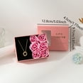 thumbnail image 6 of Romantic Rose Gift Box with Preserved Eternal Flower and Heart Necklace, Elegant Jewelry Rose Box for Lover Proposal, Valentines Day Anniversary Birthday Gift Set for Women Wife Girlfriend, HAODEJW, 6 of 8