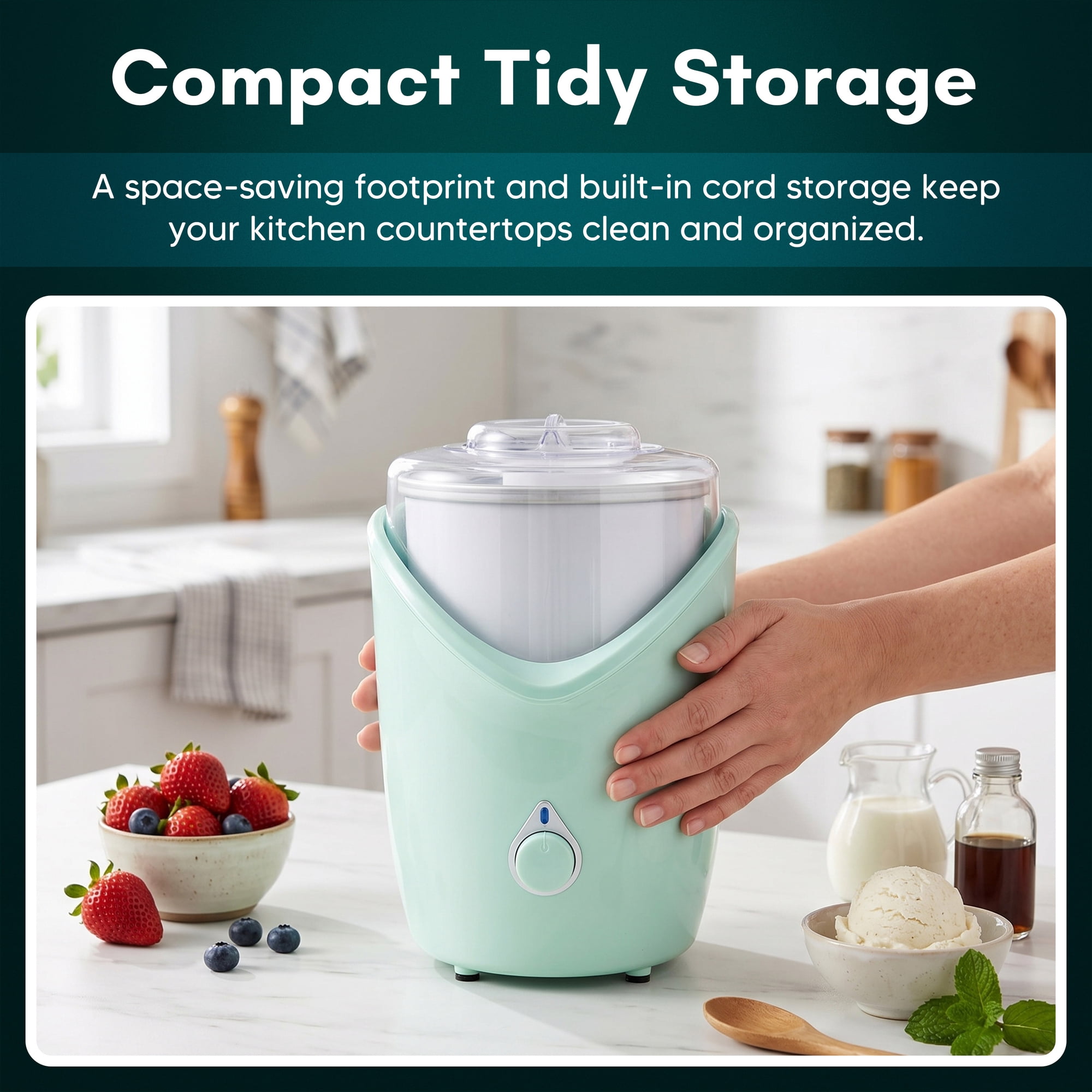 Elite Cuisine EIML0062 2qt Ice Cream Maker