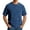 Blue, variant on T-Shirt for Man Short Sleeve Crewneck T-Shirt Basic Blue Shirt Mens Gym Shirts