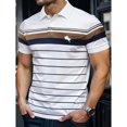 thumbnail image 1 of 3D Printed Short Sleeve, Buttons Men's POLO Shirt Color Figure Men's Spring And Summer Street Laps T-Shirt, 1 of 3