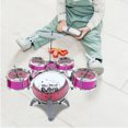 thumbnail image 2 of YSNOOWE 1Set Purple Musical Instrument Drum Set Durable Safe Simulation Jazz Kit for Early Education, 2 of 8