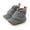 Dark Gray, variant on Kureaily Baby Booties Winter Warm Striped Boots For Soft Sole First Shoes Cozy Comfortable Toddler Footwear 0-6 Months