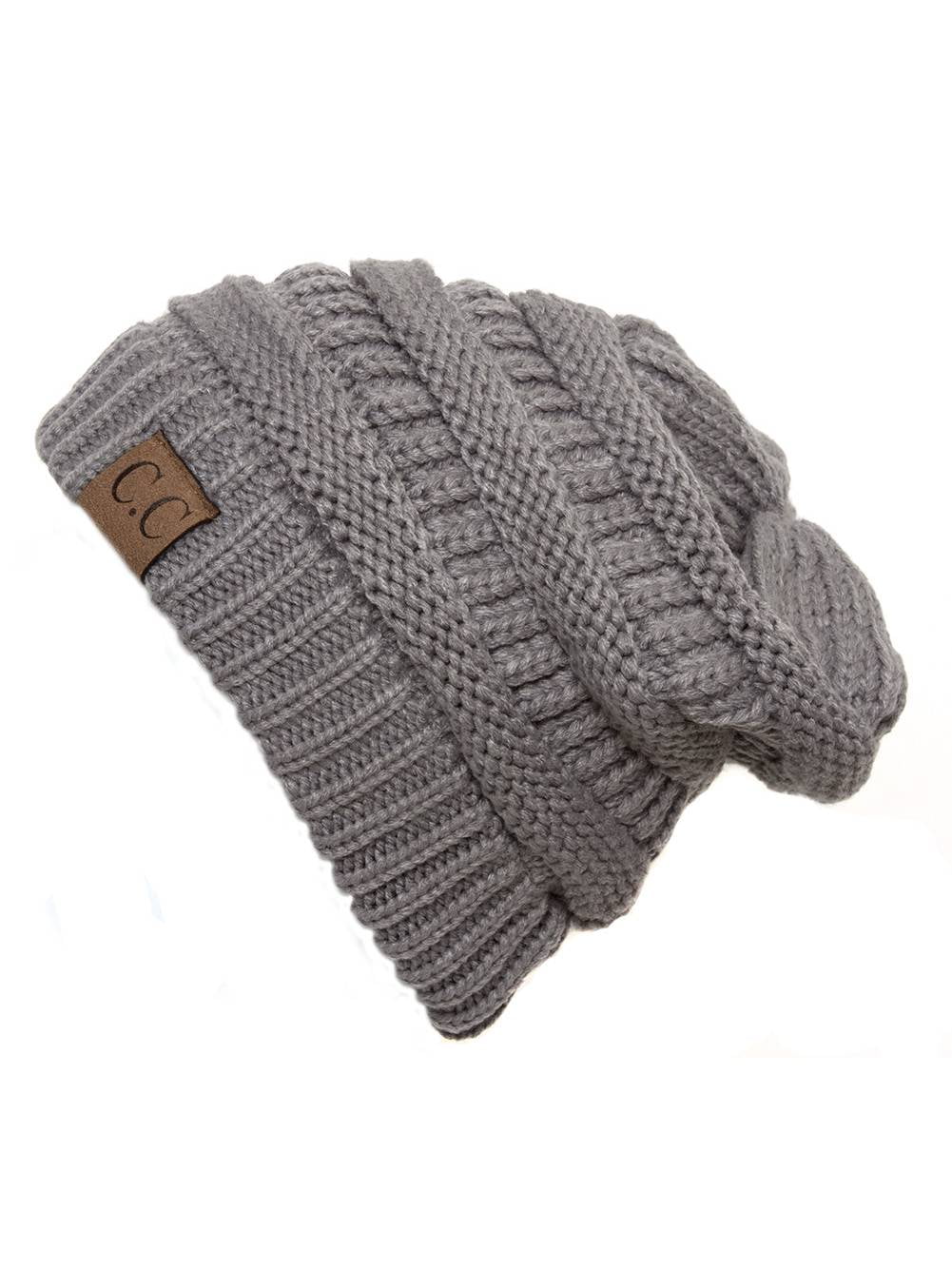 Thick Soft Knit Beanie Cap Hat 