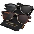 thumbnail image 1 of YIXIGGC Polarized Sunglasses for Men and Women Semi-Rimless Frame Driving Sun glasses UV Blocking DYF329-1509, 1 of 6