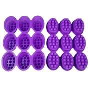 Silicone Massage Bar Soap Molds Food Grade Silicone Molds BPA Free Soap Making