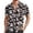 Brown, variant on European Beach Men Comfortable Loose Sports Foreign Trade Business Casual Collar Button Open Shirt Short Sleeve Shirt Anime Tee Shirts Men