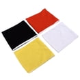 thumbnail image 3 of 4 polainas de cuello de invierno en colores naranja, blanco, amarillo y negro, de forro polar y algodón, para niños, deportes escolares y esquí., 3 of 14