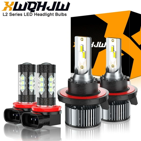 For Ford Flex 2009 -2018 Combo 4x 9008 H11 LED Headlight Hi/Lo  Fog Light Bulbs