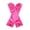 Hot Pink, variant on Girls Long Satin Gloves with Bow Decor, Solid Color Full Finger Costume Gloves for Girls, Long Formal Princess Dress Gloves for Birthday Party, Stage Performance and Photo Shoot Accessory Black