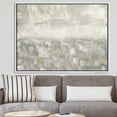 thumbnail image 2 of Designart ' Gray Abstract Watercolor ' Contemporary Framed Canvas, 2 of 3