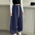 thumbnail image 6 of Bovxnpu Unisex Boys Sweatpants Kids Girls Elastic Waist Pocket Jogger Pants Bottoms, 6 of 8