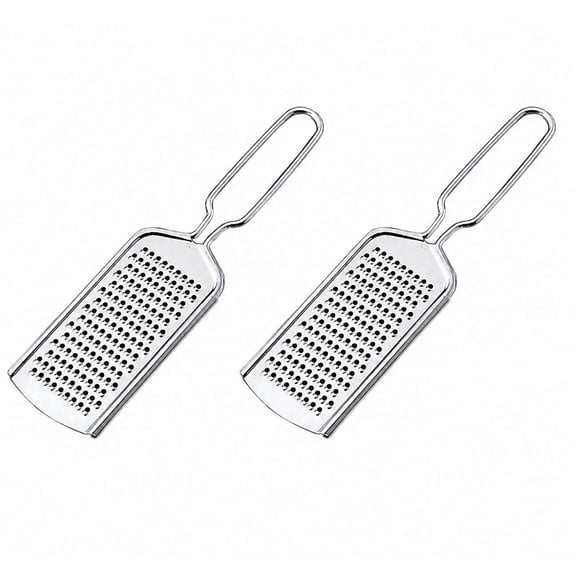 Carrot Greater, Stainless Steel Vegetable Slicer, Carrot Grater Ginger Grater, Garlic Grater Slicer Cutter for Kitchen (Silver)
