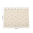 thumbnail image 3 of Ruffled Oven Cover with Adjustable Tie,Instant Kitchen Makeover for Rental Apartment,Waterproof Stove Skirt for Baking Grilling,30x22 in, 3 of 6