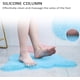 thumbnail image 2 of Exfoliante para pies con forma de mariposa, alfombrilla para ducha con ventosas antideslizantes, tamaño extragrande para una limpieza integral, exfoliante de silicona con masaje Shiatsu para una, 2 of 5