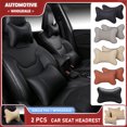 thumbnail image 2 of Nuevo reposacabezas para asiento de automóvil, almohada de seguridad para reposacabezas y cuello, cojín de malla transpirable, protector de cuello para asiento de automóvil, 2 of 5