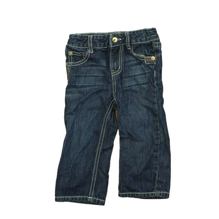 

Pre-owned Guess Girls Blue | Gold Jeans size: 18 Months