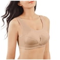 thumbnail image 2 of yunLCZ High Impact Strappy Yoga Workout Bra Sports Bras For Women 2 Pack Underwear Vest Hollow Gathered Yoga Fitness Bra, 2 of 3