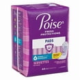 thumbnail image 2 of Poise Serviettes d'Incontinence pour Femmes, 4 Gouttes, Absorption Modérée, 2 of 5