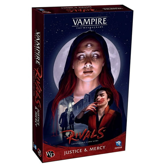 Vampire: The Masquerade Rivals Expandable Card Game: Justice & Mercy - Clan Card Game, Ages 14 , 2-4 Players, 30-70 Min