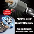 thumbnail image 3 of Professional Dog Clippers for Thick Coats - Heavy Duty Pet Grooming with Powerful Motor & Detachable Blades, 3 of 7