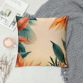 thumbnail image 2 of Acheng Palm Leaves with Lush Branches and Leaves Tropical Jungle Palm Leaves Plush Pillowcase White, 2 of 5