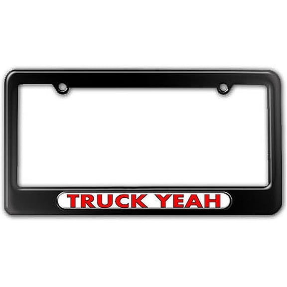 Truck Yeah - Funny License Plate Frame