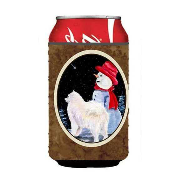 Samoyed Can Or bottle sleeve Hugger - 12 oz.