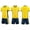 Yellow, variant on Atogsazn Athletic 2 PC Clothes Set for Boys Kids Jogger Short Sleeve Tshirt Shorts Outfit Running Sporty Tops Tee Pink 10-11Years Fashion