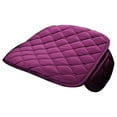thumbnail image 2 of SPRING PARK Universal Warm Front-row Seat Checkered Cushion Anti-slip Soft Pad Protector, 2 of 7