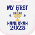 thumbnail image 3 of Inktastic 2025 Babys My 1st Hanukkah Baby Terry Cloth Bib, 3 of 3