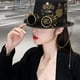 thumbnail image 1 of Steampunk Top Hat Costume Gothic Vintage Style Head Gear Punk Gear Sombreros decorativos Suministros Fedoras para Mujeres Hombres Disfraces Fiesta de 60-61cm Macarena Sombrero de copa Steampunk, 1 of 8