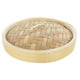 thumbnail image 4 of Canasta de vapor, canasta de vapor de bambú natural hecha a mano / tapa para albóndigas de alimentos, carne, verduras, sum, pescado, a Tapa de 7.1 pulgadas Macarena Cesta de vapor de bambú, 4 of 8