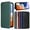 Green, variant on ETFAST Carbon Fiber Leather Wallet Phone Case For Samsung Galaxy M55 M54 M53 M52 M51 M34 M33 M32 M31S M31 M21S M30S M23 M15 M14 M13 M12 M11 Leather Phone case