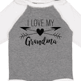 thumbnail image 4 of Inktastic I Love my Grandma heart and arrows Boys or Girls Long Sleeve Baby Bodysuit, 4 of 5