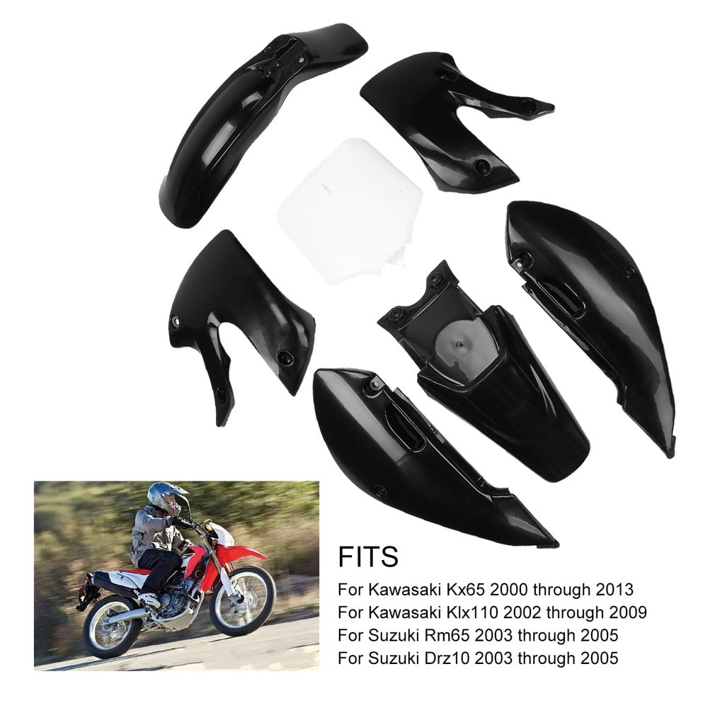 KNOSSOS Off-Road Motorcycle Plastic Exterior Parts Fit for Kawasaki KLX110 KX65 