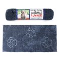 thumbnail image 1 of Felpudo Dog Gone Smart Dirty Dog, superabsorbente, gris, 1 of 7