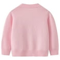 thumbnail image 3 of BULLPIANO Girls Crewneck Cardigan Sweater Cotton Button Long Sleeve Knit Sweaters Tops 3-7 Years, 3 of 7