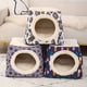 thumbnail image 3 of Nido para gatos, cápsula espacial cerrada universal para cuatro estaciones, casa para gatos, villa para gatos, perrera para perros, suministros para mascotas de peluche, 3 of 6