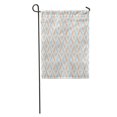 thumbnail image 1 of POGLIP Pattern Sweet Orange and Blue Color Stripes Triangle Abstract Argyle Garden Flag Decorative Flag House Banner 28x40 inch, 1 of 2