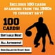 thumbnail image 2 of Juego de cartas coleccionables de baloncesto, 100 unidades, totalmente nuevas, 2 of 6