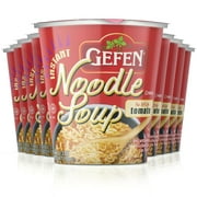 Gefen Instant Noodle Soup Cup Vegetable Flavor, 2.3 Oz Pack of 12